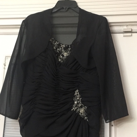 Floor Length Gown/ Bolero Jacket - Picture 6 of 7
